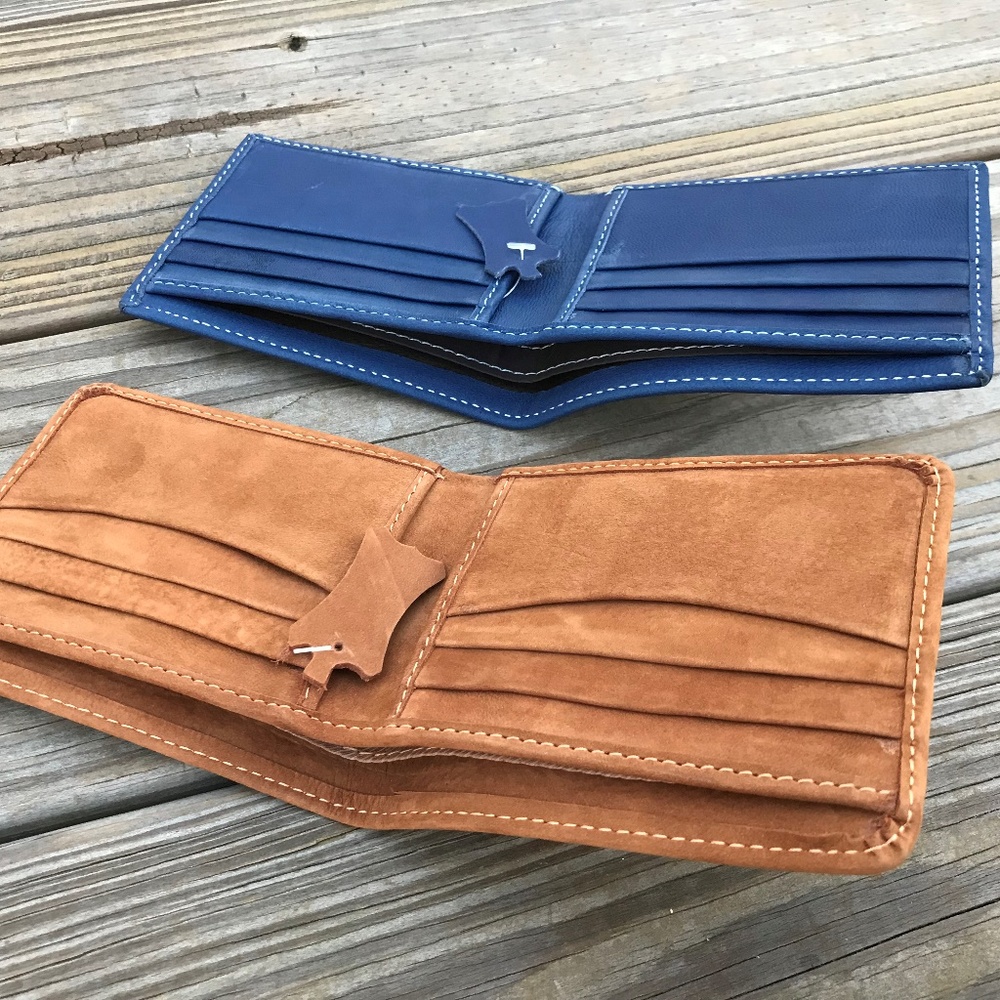 Two Beautiful Wallet Supreme Leather Men CardHolde - Picture 1 of 8